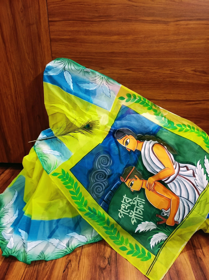 Transformation Hand Painted Kota Saree