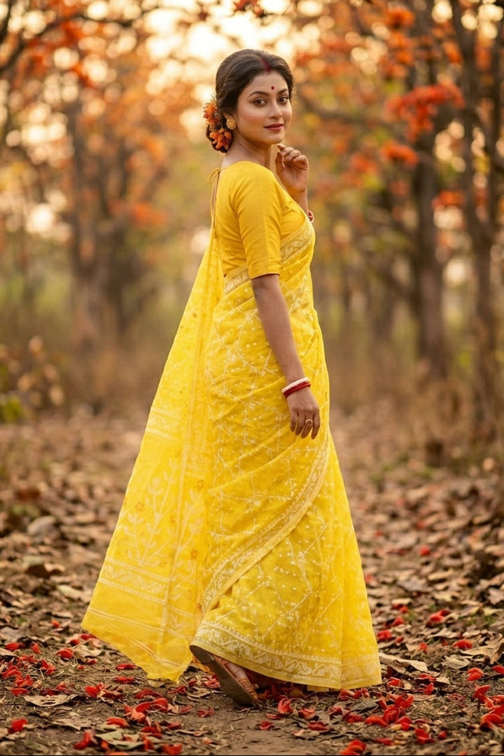 Chandraboli Jamdani Saree