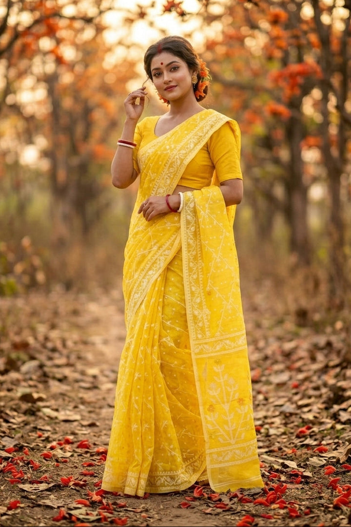 Chandraboli Jamdani Saree