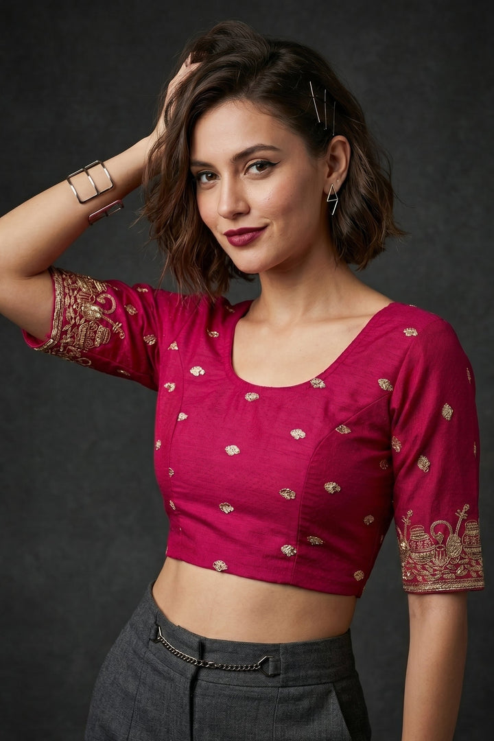 Cool and Crazy Stretchable Knitted Blouse