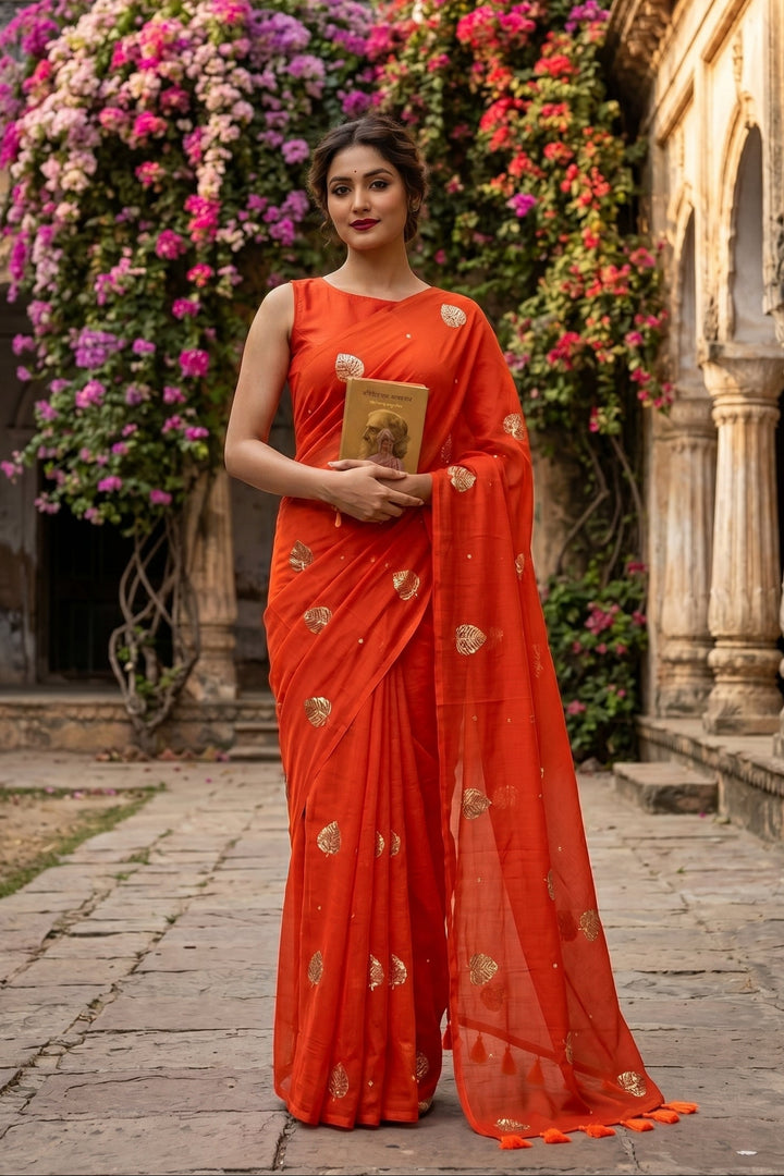 Bosonto Bilash Mul Cotton Saree