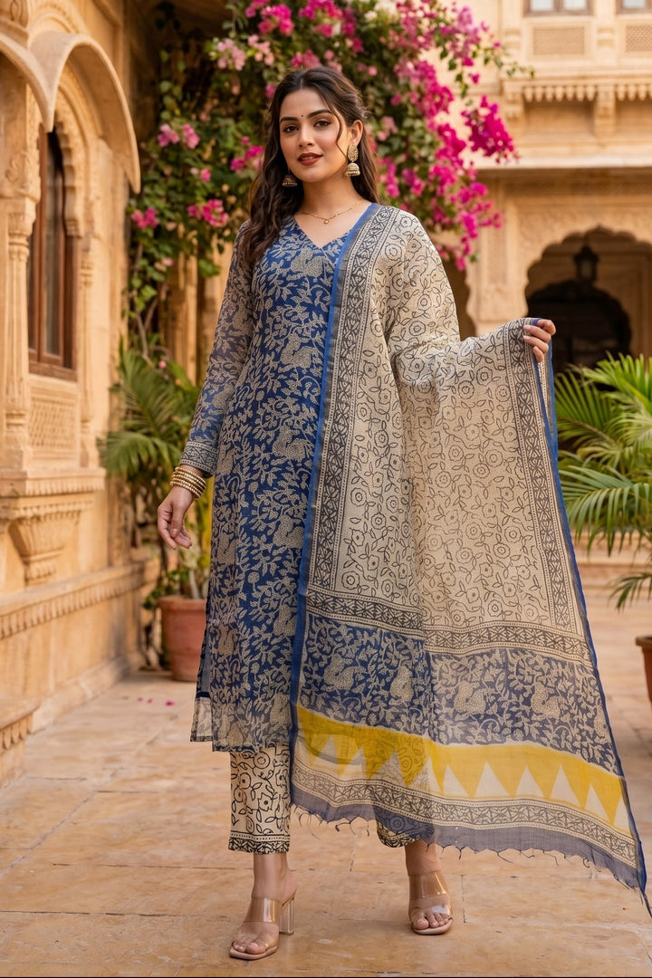 Meant For You Kota Doriya Kurti Set
