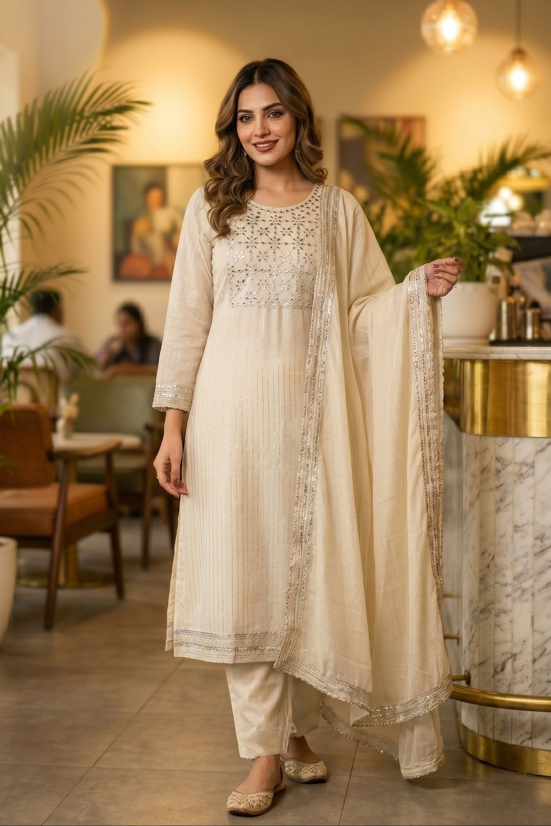 Endless Grace Cotton Kurti Set