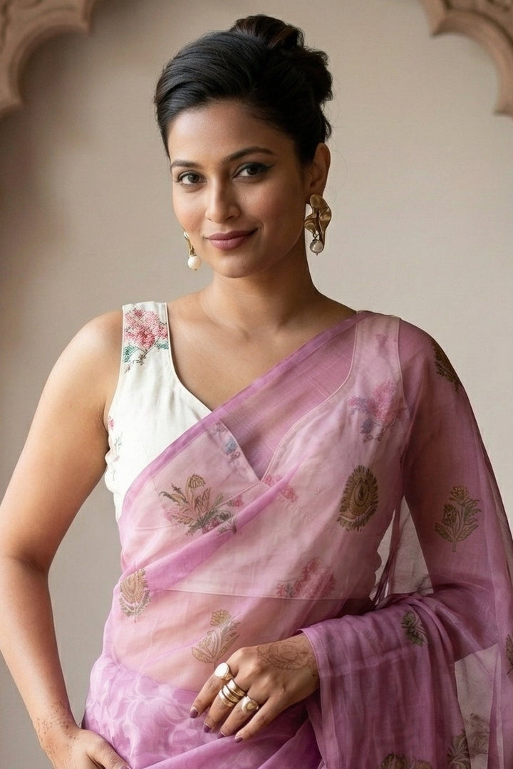 My Date Look-Designer Blouse