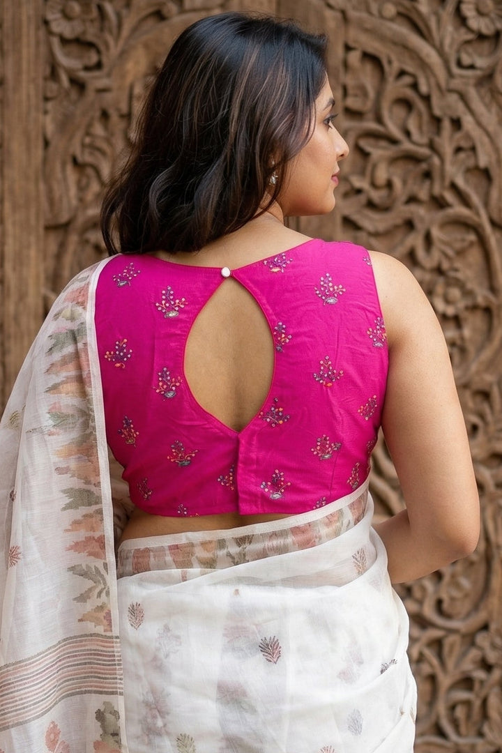 My Date Look-Designer Blouse