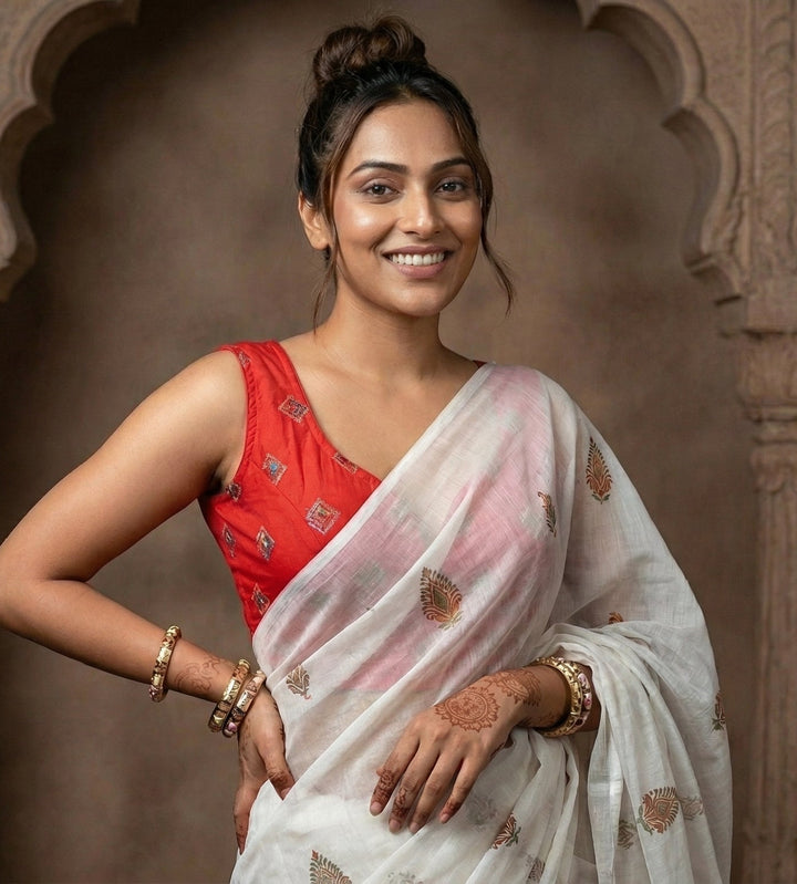 My Date Look-Designer Blouse