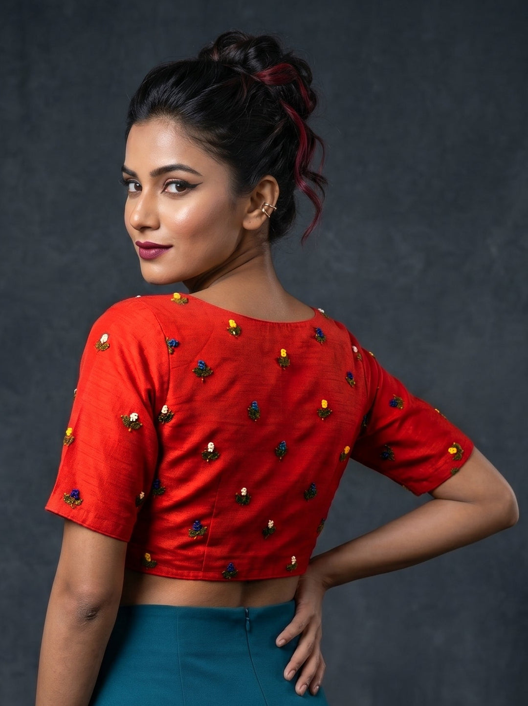Vintage French Knot Blouse
