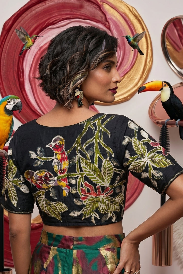 Bird Batik -Designer Blouse