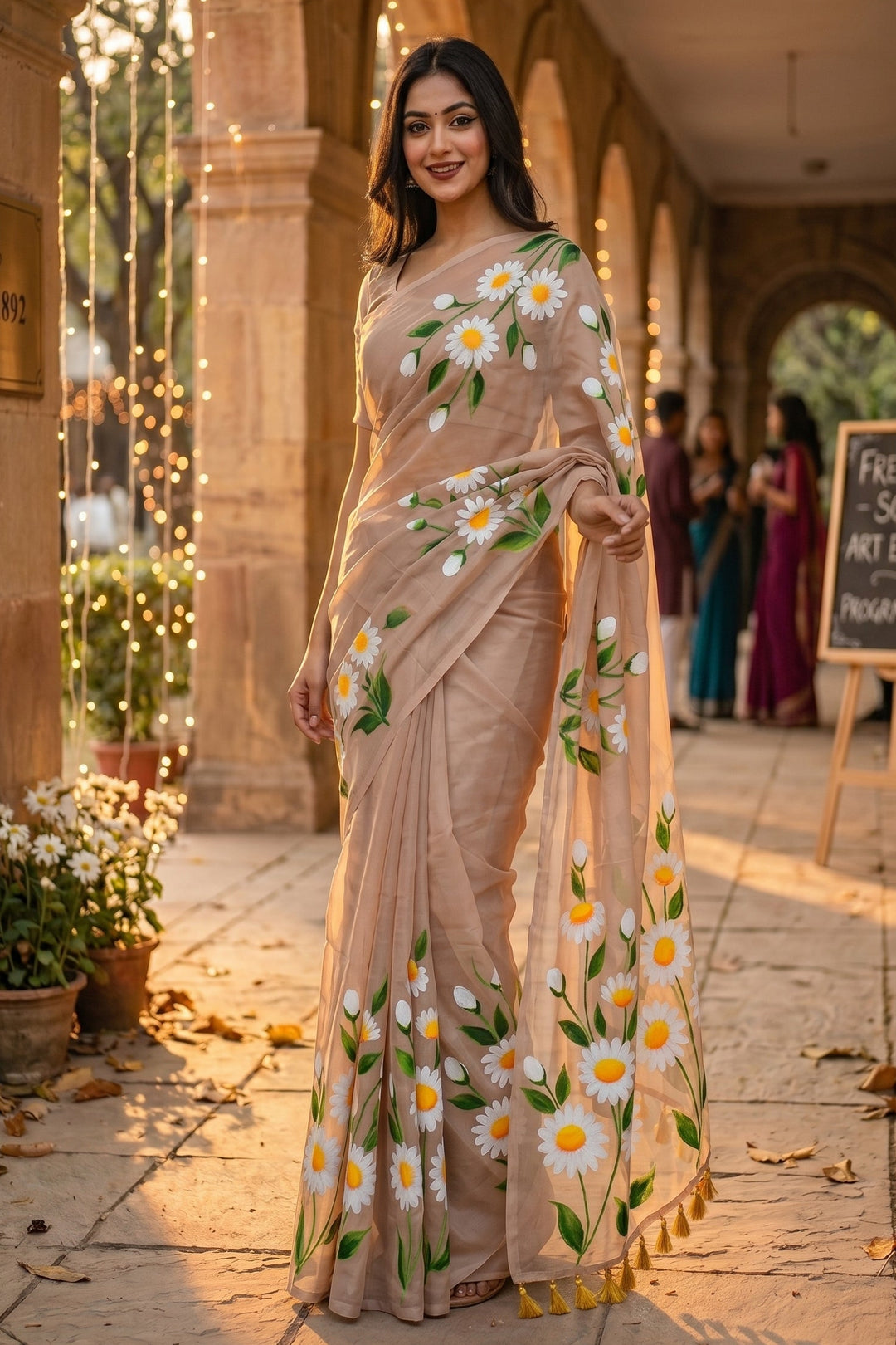 The perfect fresher's party  Mul Cotton Saree