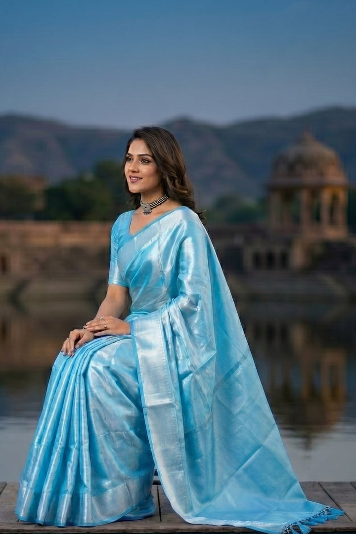 Srotaswini Tissue Cotton saree