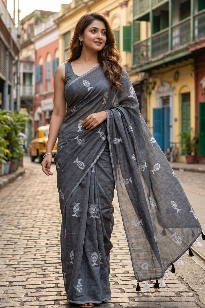Sagarika Mul Cotton Saree