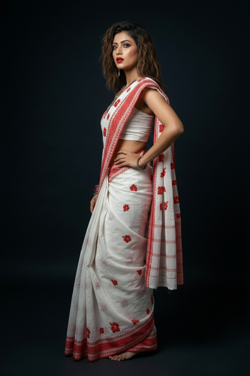 Ashtami Tangail Tant Cotton Saree