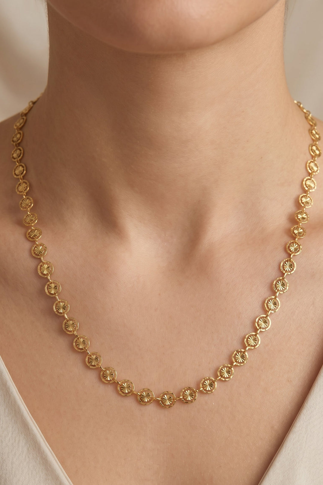 Simple Look-Gold Plated Chain