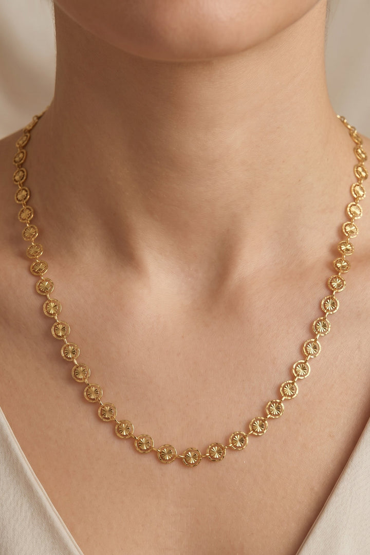Simple Look-Gold Plated Chain