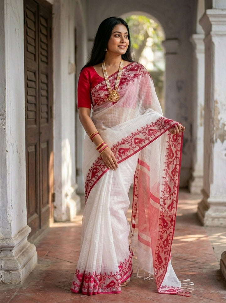 Kankabati Premium Kota Jamdani Saree