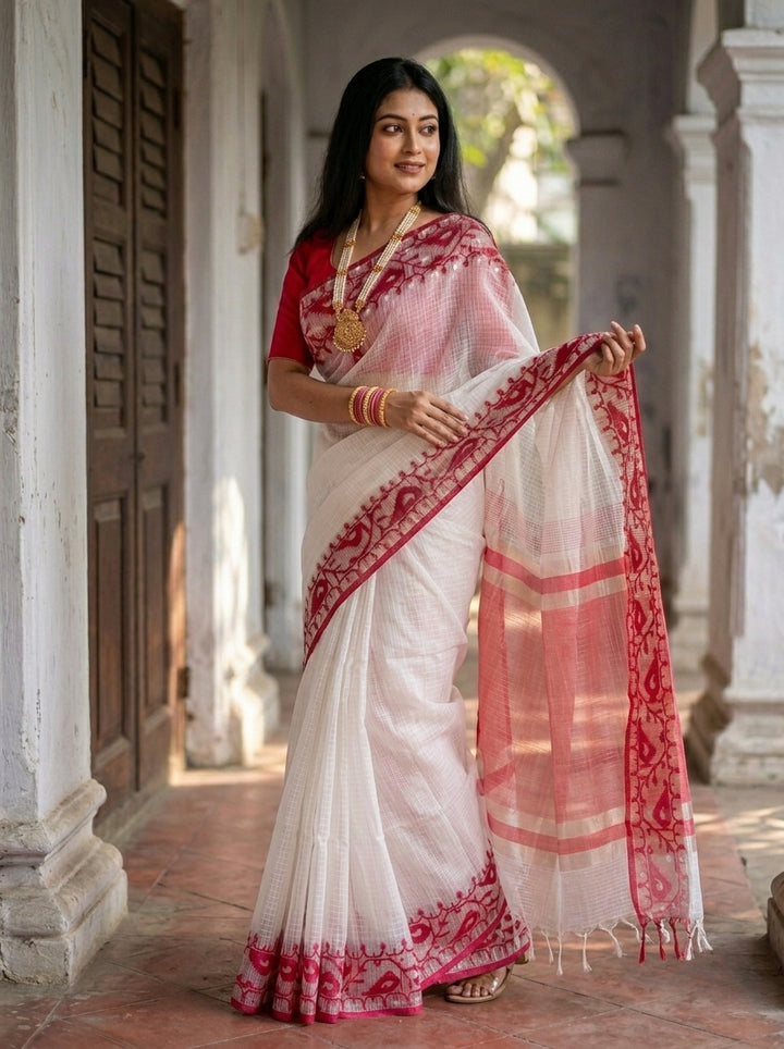 Kankabati Premium Kota Jamdani Saree