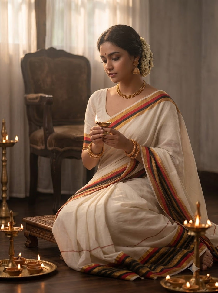 Mahalakshmi Mul Cotton Saree 🌸