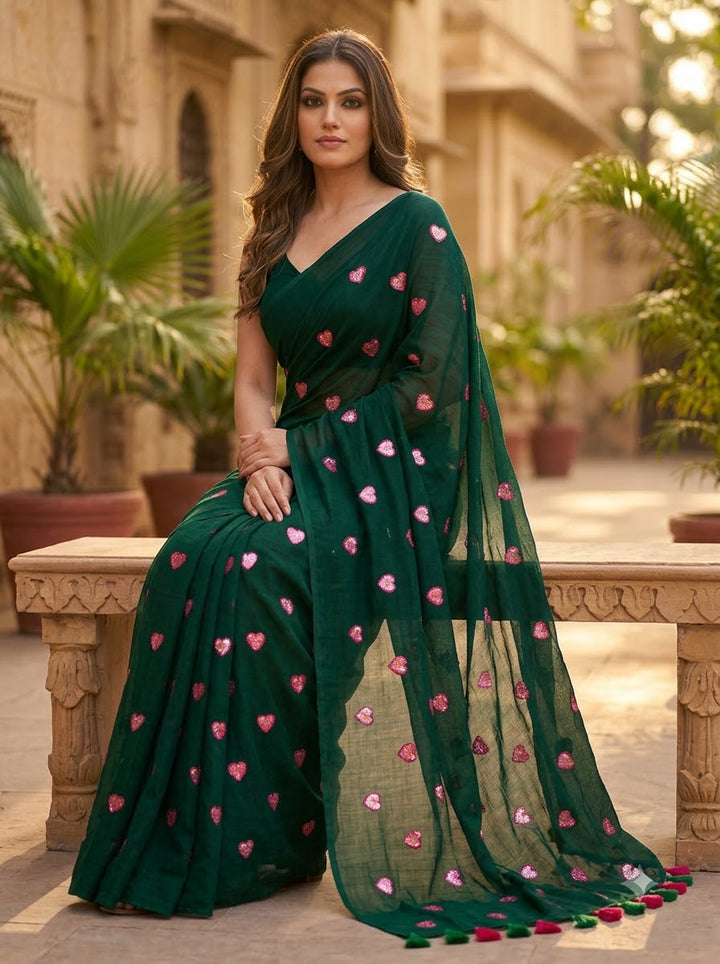 Anuragini Mul Cotton Saree
