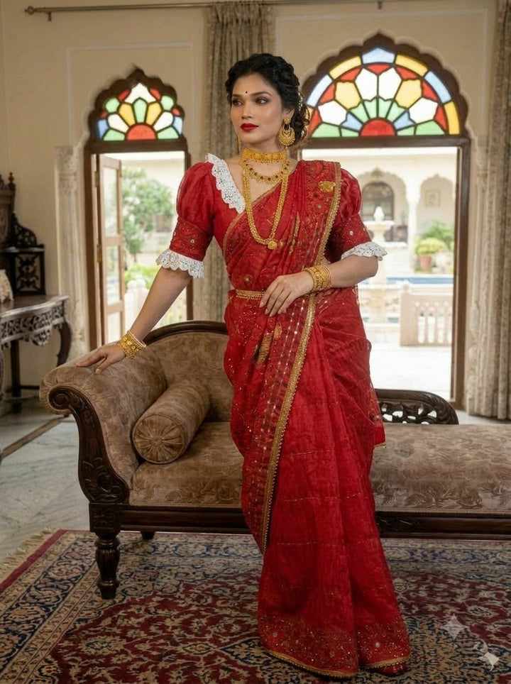 Monihar Katdana Jamdani Saree
