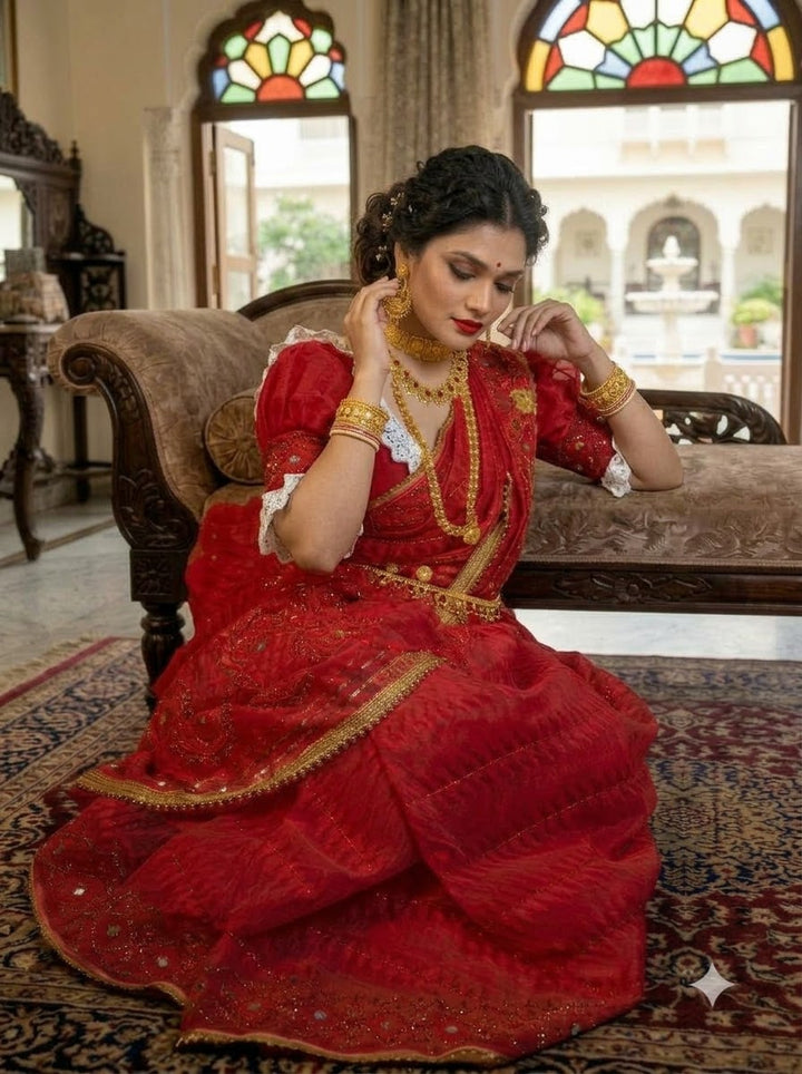 Monihar Katdana Jamdani Saree