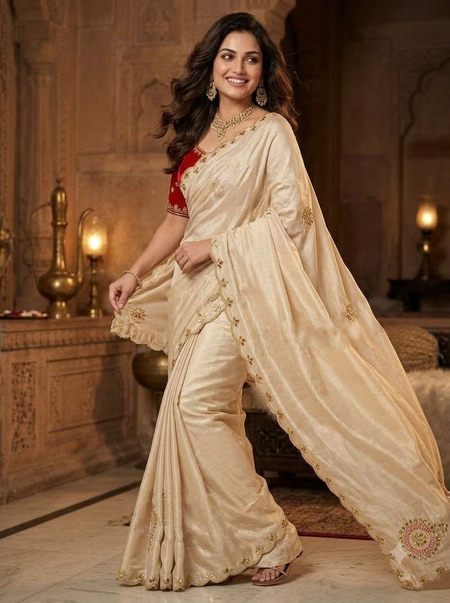 My Own Story Chinnon Chiffon Saree
