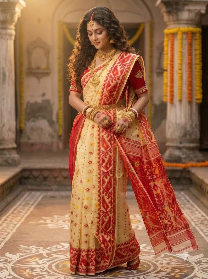 Gouri’s Grace  Jamdani Saree