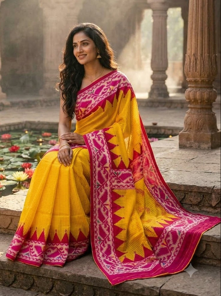 Milon Bela – The Fusion Resham Kota Saree