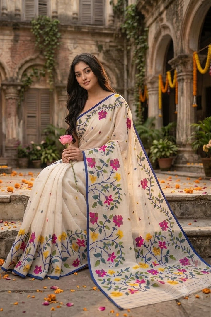 Bonolota Kotha(বনলতা কথা) Cotton Silk Saree