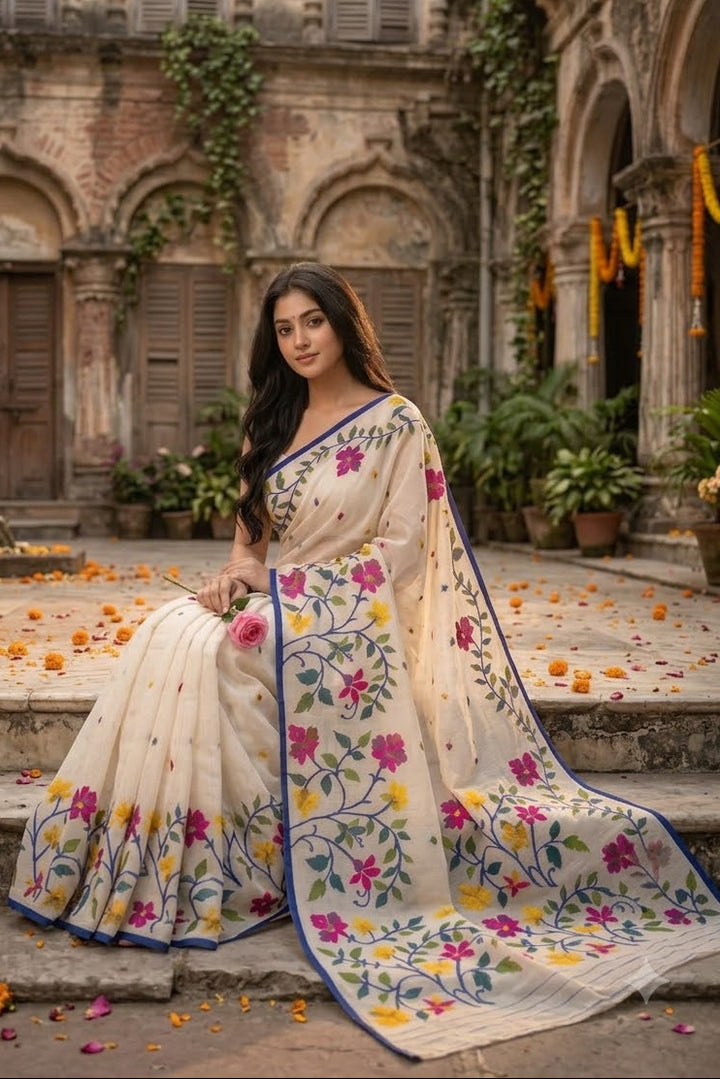 Bonolota Kotha(বনলতা কথা) Cotton Silk Saree