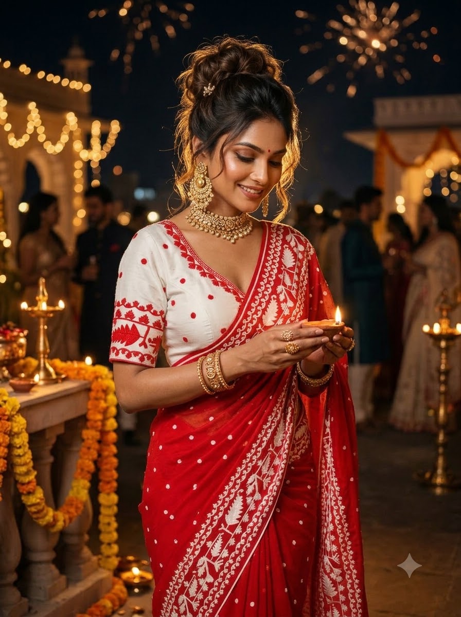 Pavitra -Wedding Collection(Saree With Blouse Combo)