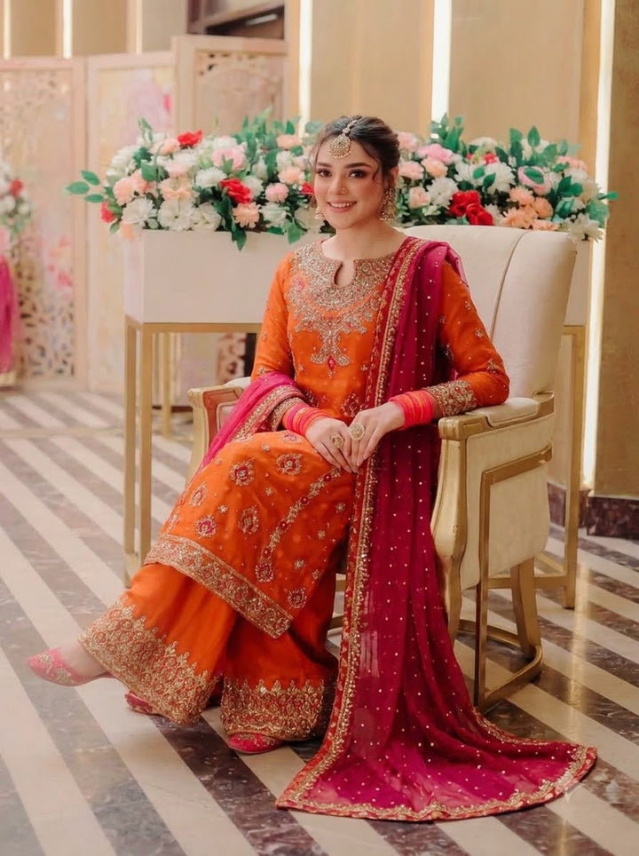 Diwali Allure Partywear Georgette Kurti Set