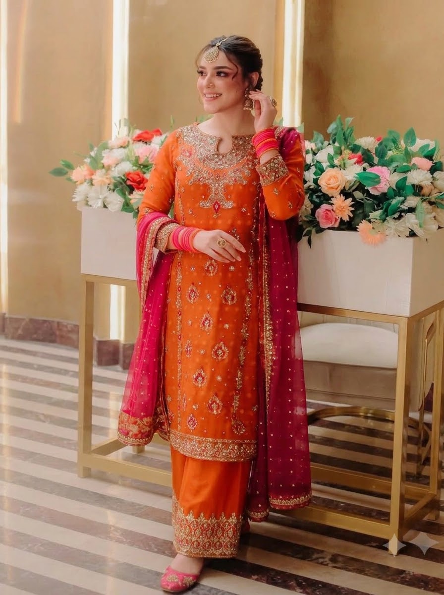 Diwali Allure Partywear Georgette Kurti Set