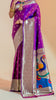 French Violet Paithani Sarees