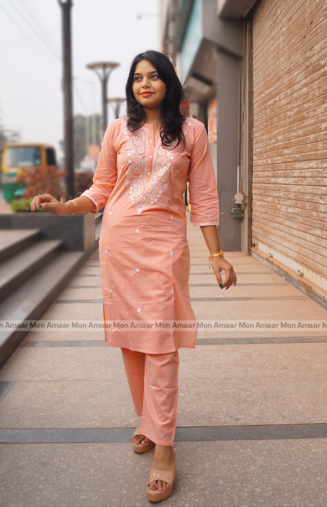 Kurti Days(Chikankari Kurti set)