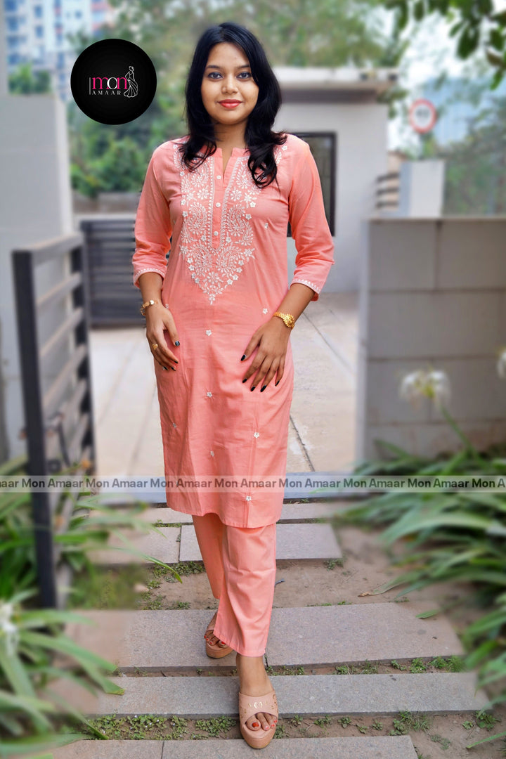 Kurti Days(Chikankari Kurti set)