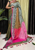 Mystique Tissue Khadi Saree