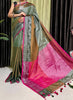 Mystique Tissue Khadi Saree