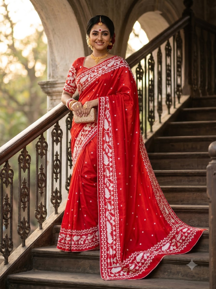 Pavitra -Wedding Collection In A Love Affair- Designer Vichitra Silk Blouse (Combo)