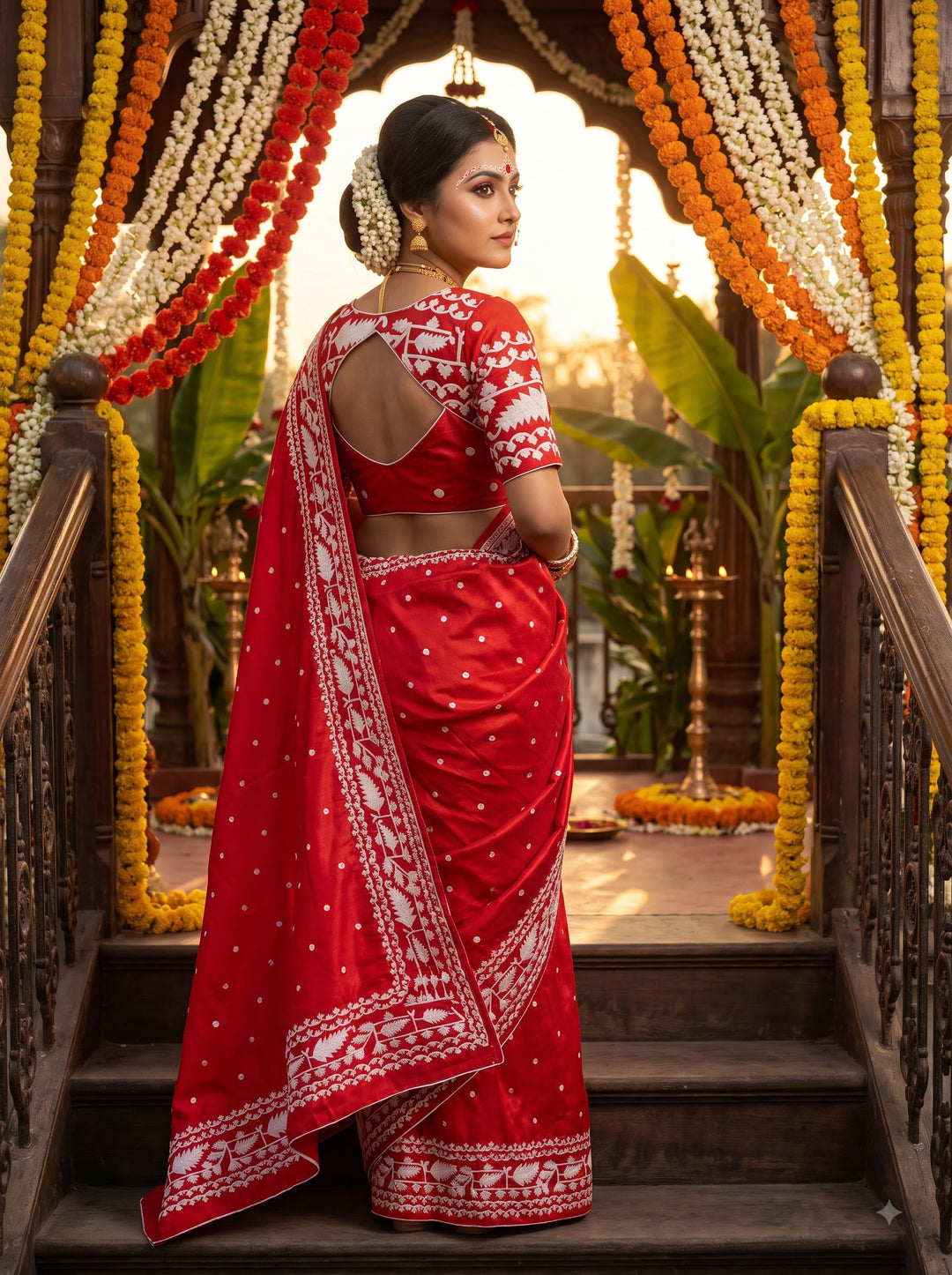 Pavitra -Wedding Collection In A Love Affair- Designer Vichitra Silk Blouse (Combo)