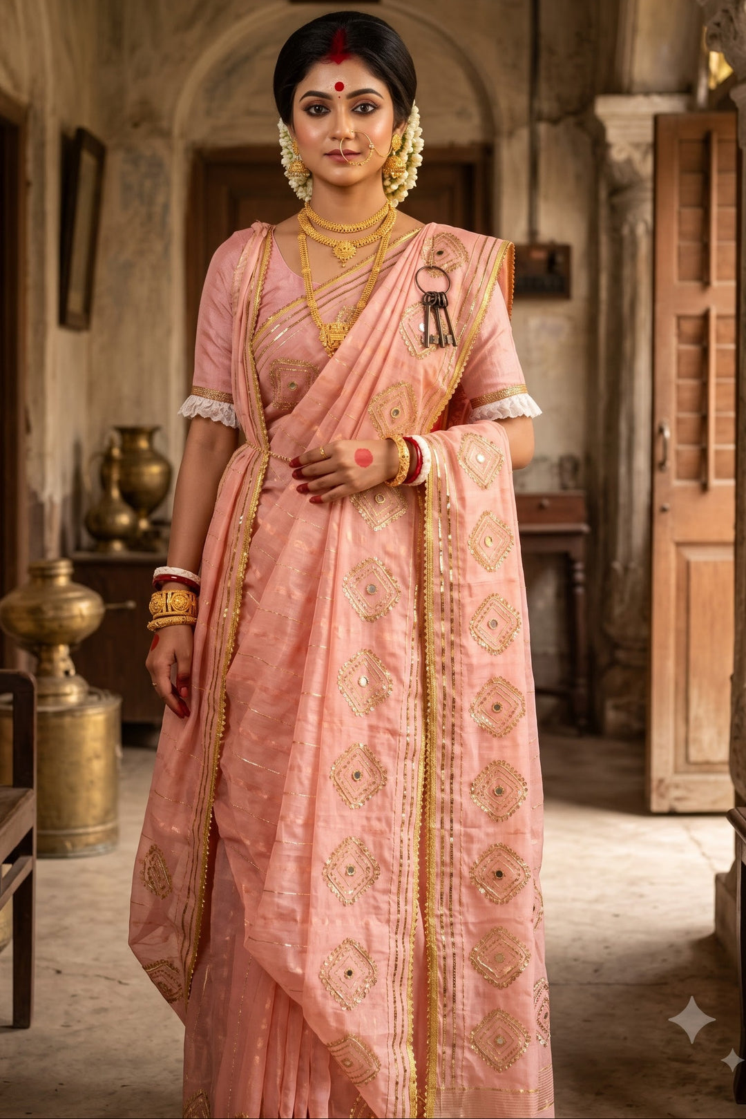 Monihar Katdana Jamdani Saree