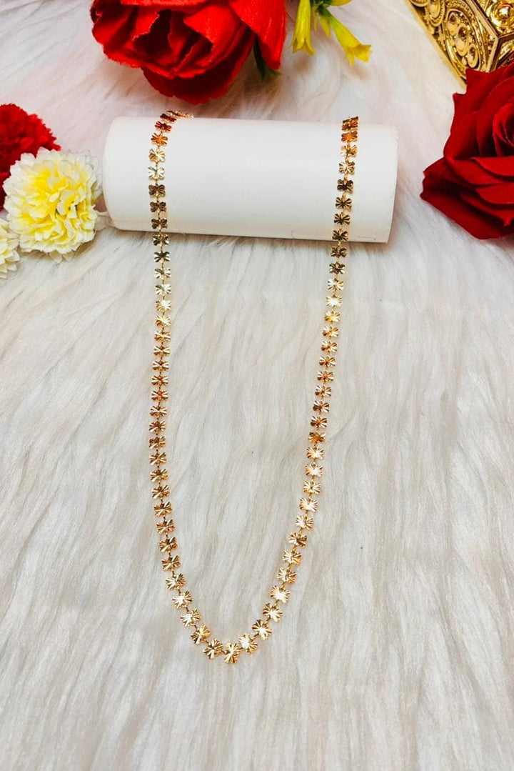 Golden Blink- Gold Plated Chain
