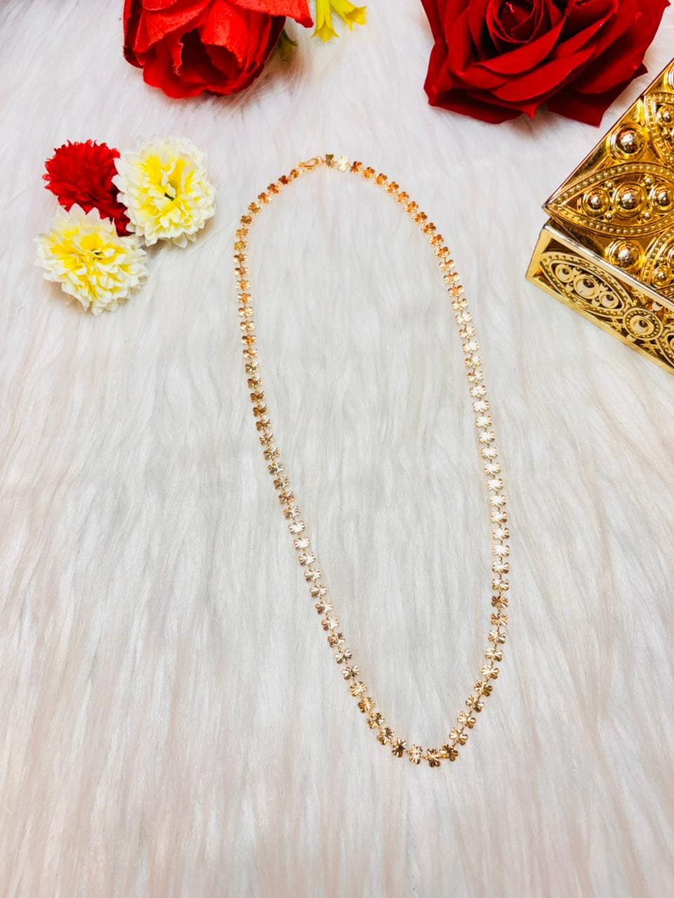 Golden Blink- Gold Plated Chain