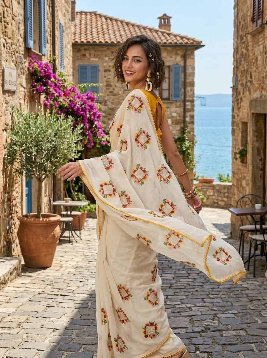 Street Sprint Crush Silk Saree