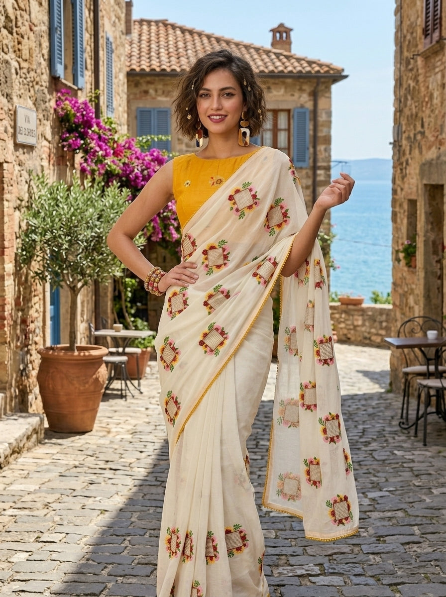 Street Sprint Crush Silk Saree