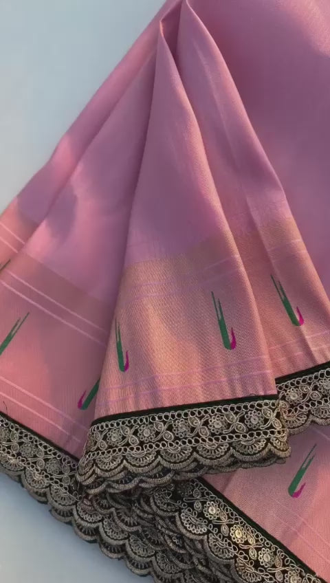 Poem Of Nature Paithani Silk Saree