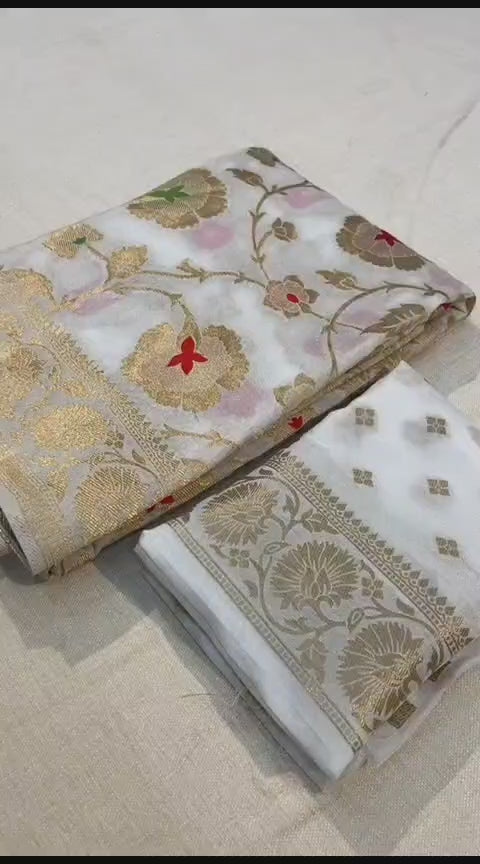 Meetha Attar -Banarasi Khaddi Georgette Silk