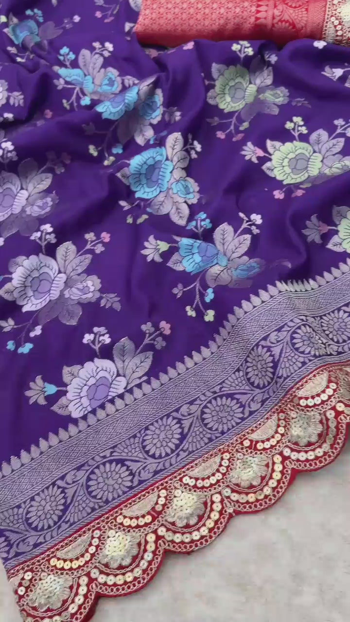 Try Something New khaddi Georgette Silk Saree