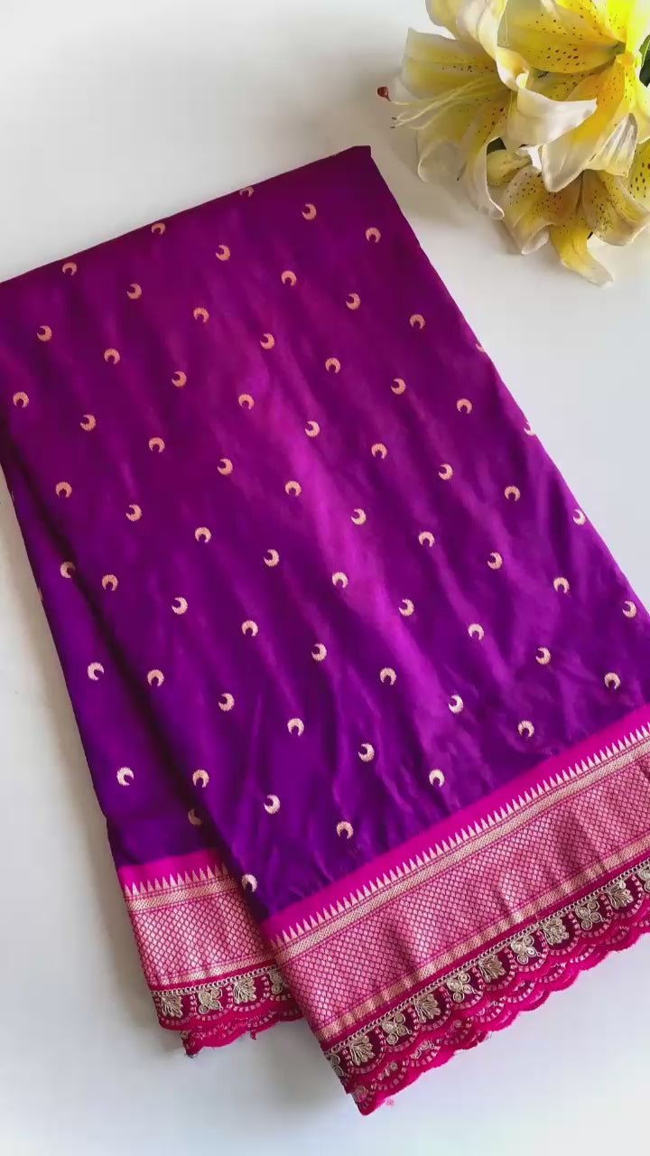 Full Moon Frenzy Paithani Silk Saree