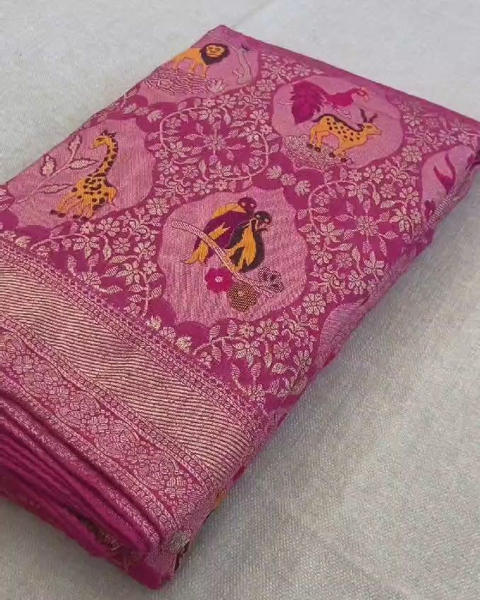 Nature's Palette Banarasi Silk Saree