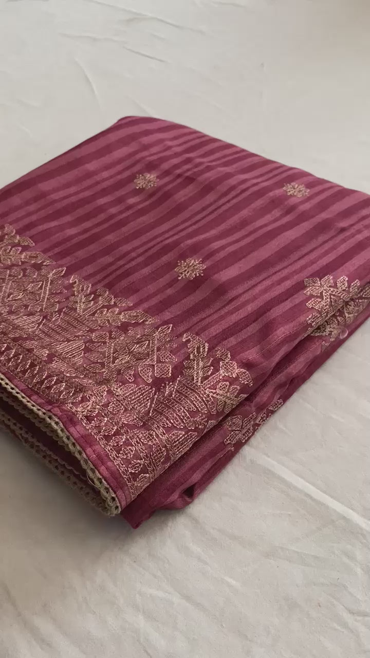 Embrace Perfection Tussar Silk Saree